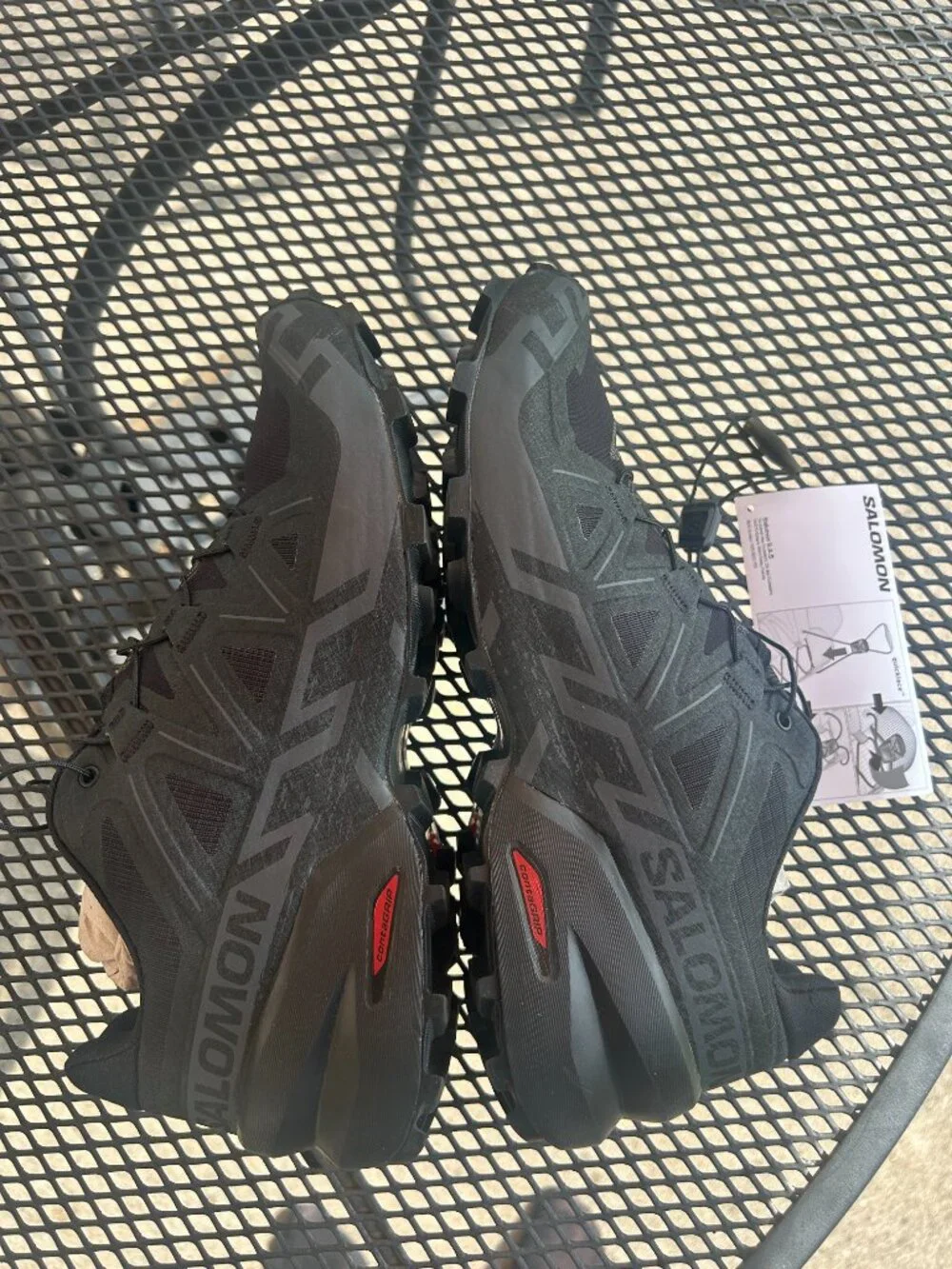 ✨ Salomon Black Athletic Shoe — Size 9 ✨  NEW WITH TAGS